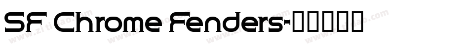 SF Chrome Fenders字体转换
